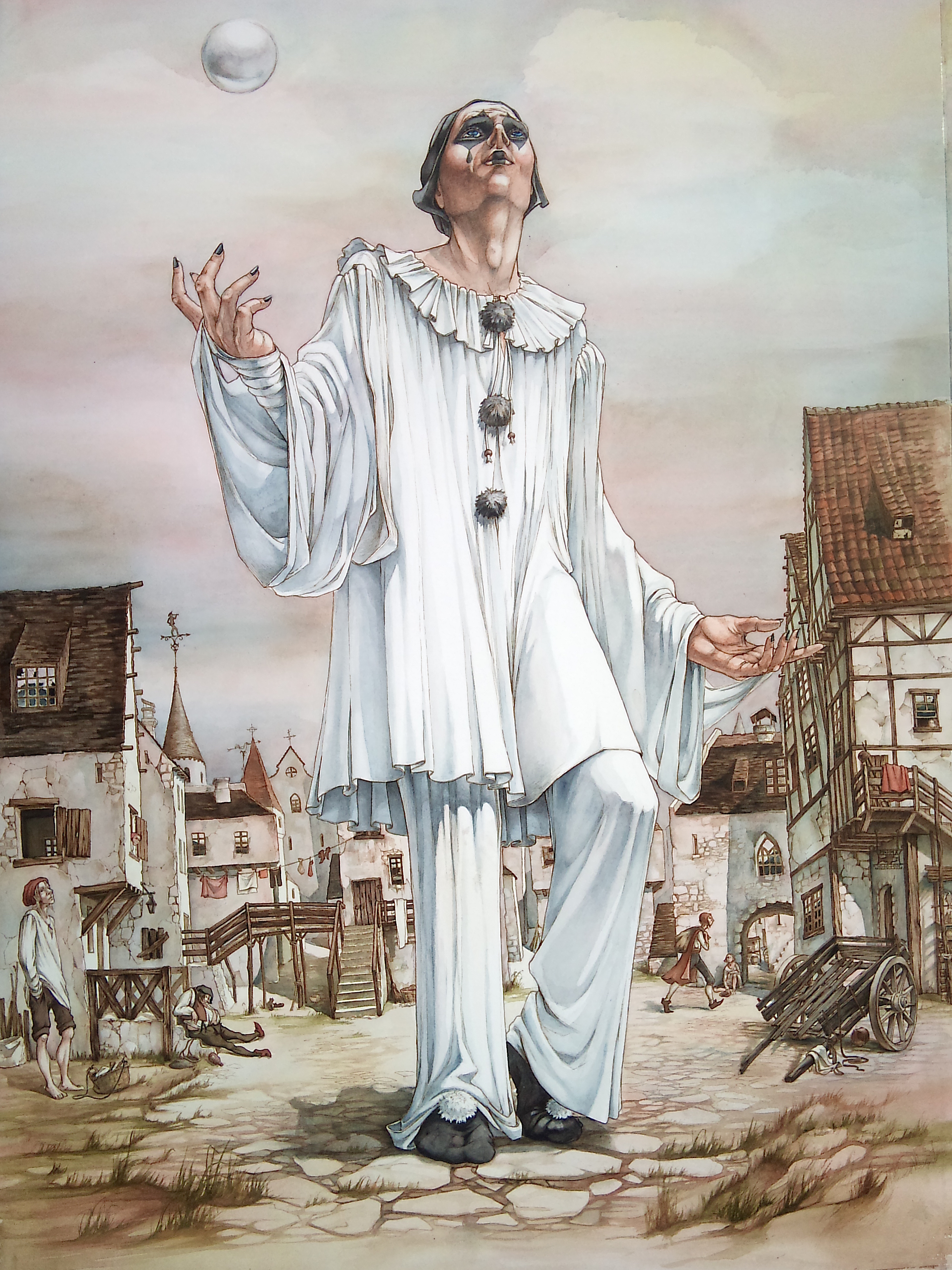 Pierrot juggler