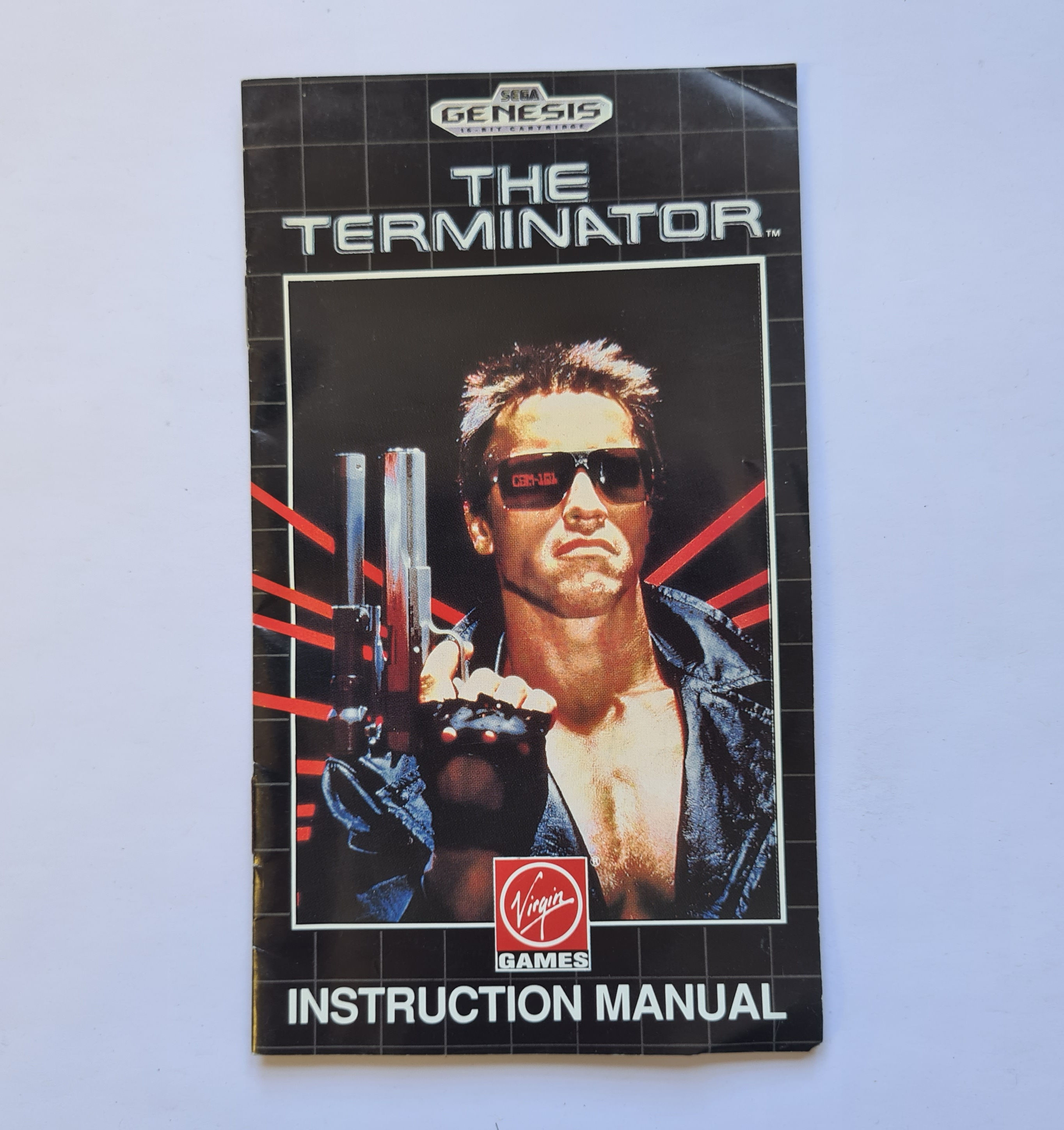 The Terminator Sega Genesis Instruction booklet, used 