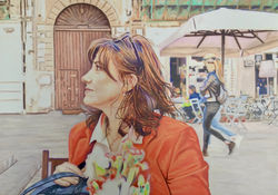 Portrait Marie-Claire, Syracus,90x120cm, 2021
