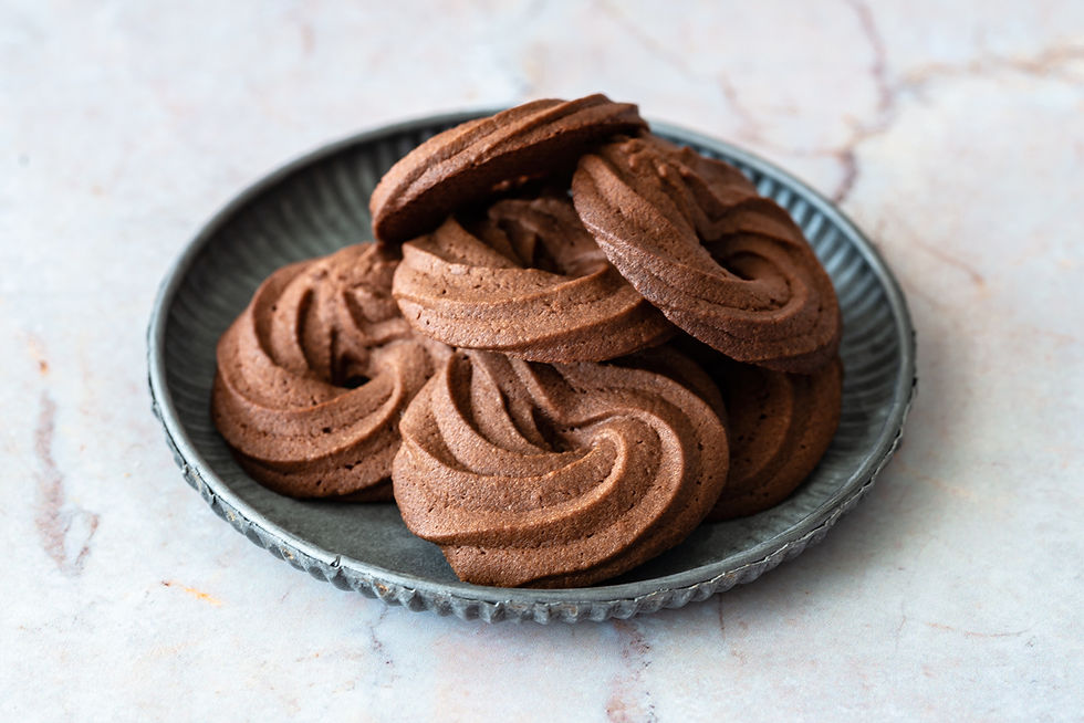 Ricetta Biscotti di Frolla Montata al cacao - Foto del piatto finito