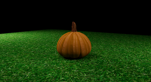 Modeled and Textured Pumpkin - Render