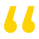 Quotation marks in yellow