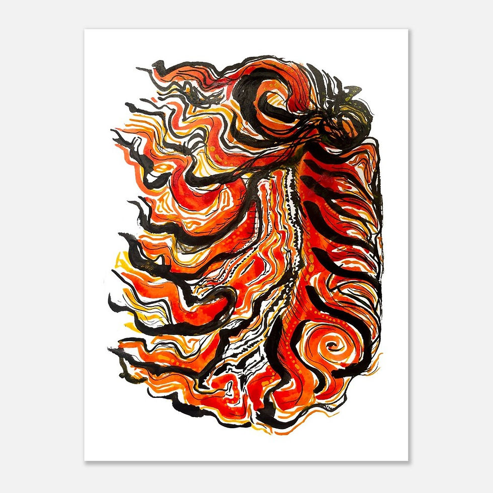 Thumbnail: The Red Goddess Wall art