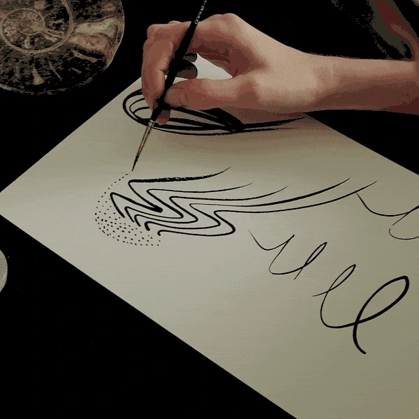 creative process of the trinum tarot. dots 