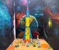 Космические истории в дымковской игрушке: юные таланты покоряют Москву!