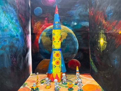 Космические истории в дымковской игрушке: юные таланты покоряют Москву!