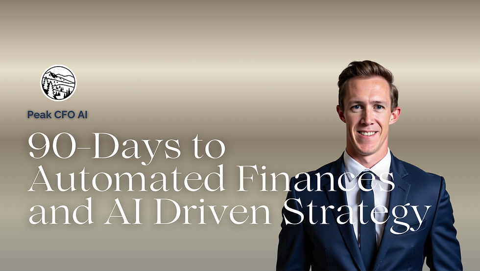 How AI + a 90-Day Financial Reset Can Transform Your Business