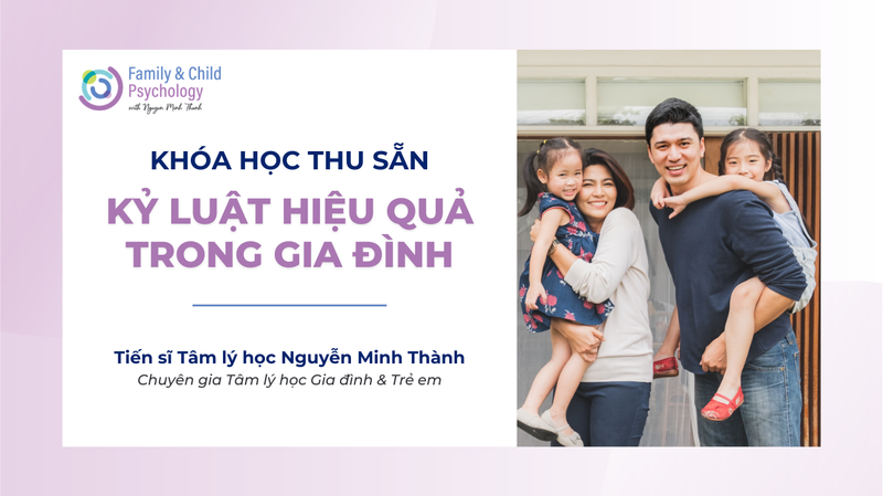 Kỷ luật hiệu quả trong gia đình