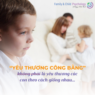 Cha mẹ đang "công bằng" hay "thiên vị" với các con?