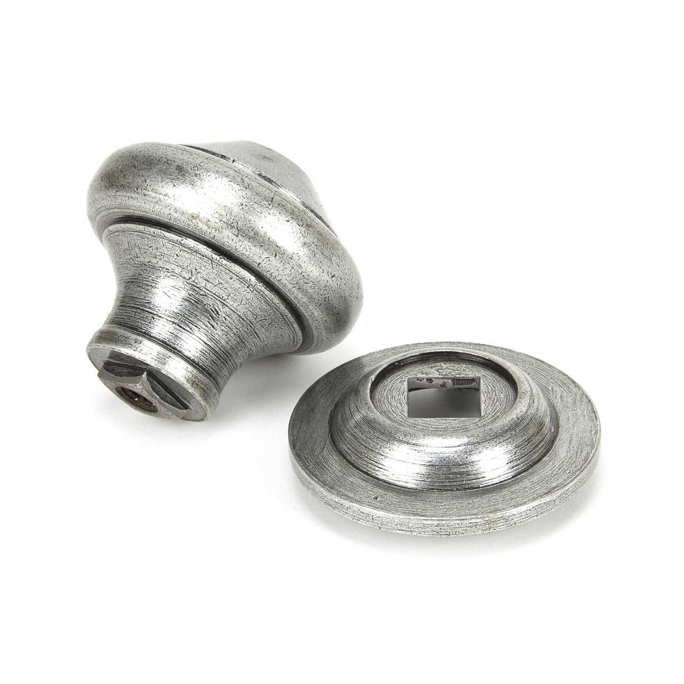 Thumbnail: From The Anvil 45155 Regency Pewter Centre Door Knob