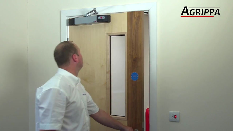 Thumbnail: Agrippa Acoustic Free-Swing Door Closer - Power Size EN 4