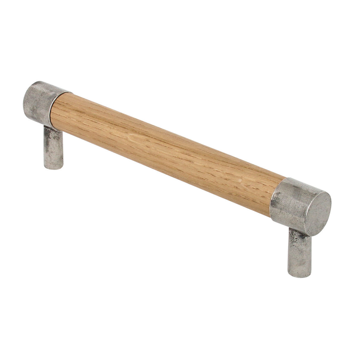 BH021 Milton Cabinet Pull (202mm) - Oak/Pewter