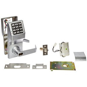 Thumbnail: TRILOGY ALARM LOCK DL2700WP Battery Operated Digital Lock - Satin Chrome - DL270