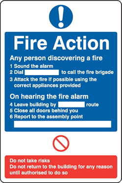 Fire Action Procedure Notice