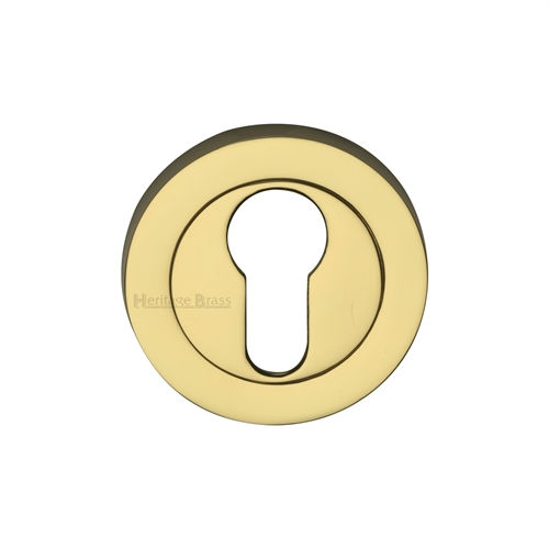 Thumbnail: Heritage Brass RS2260 Signac Polished Brass Lever Door Handles On Rose