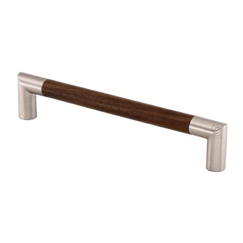 Heritage Brass W7623-192-Walnut Angle Cabinet Pull Handle