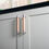 Thumbnail: BH021 Milton Cabinet Pull (202mm) - Oak/Pewter