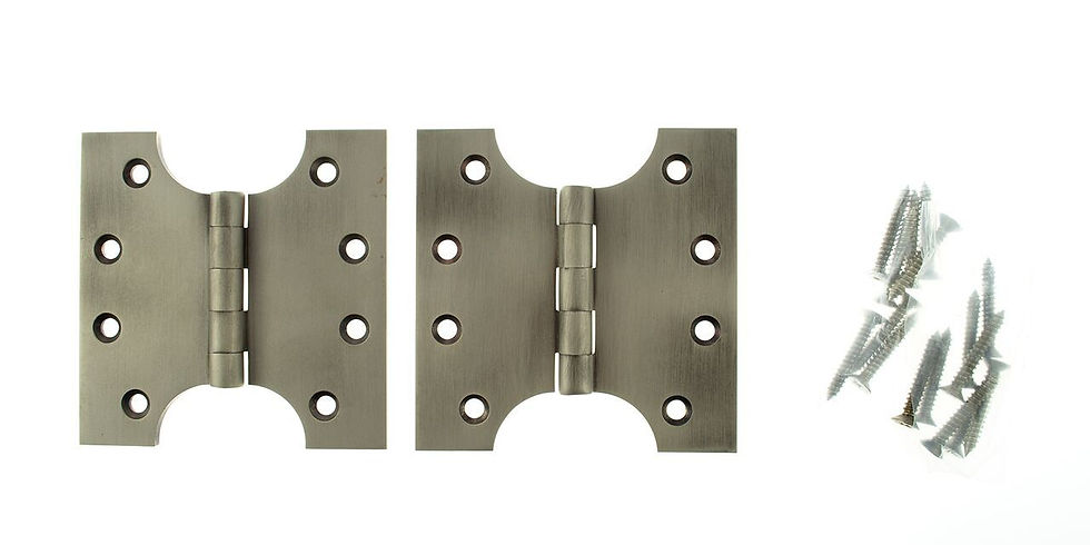 4 x 2 x 4 Inch Matt Gun Metal Atlantic UK Parliament Hinges - APH424