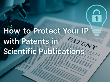How to protect your IP with patents in scientific publications