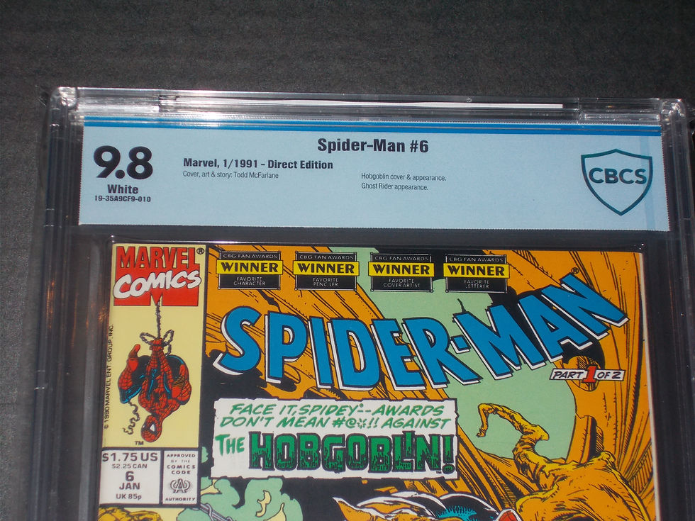 Thumbnail: Spider-Man #6 (1991) Graded a 9.8 by CBCS
