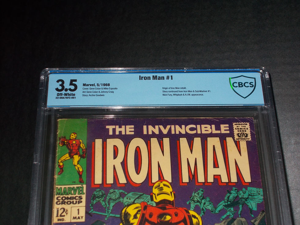 Thumbnail: Iron Man #1 (1968) Graded a 3.5 by CBCS
