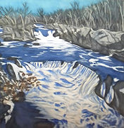 Great_Falls_MD_Winter, 2012 watercolor