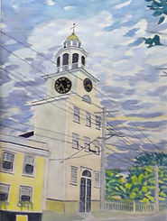 Church_in_Nantucket, 2005 watercolor 2