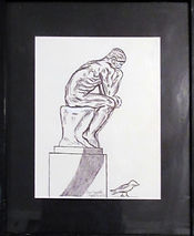 Zapatka-The Thinker and the Bird in Phil