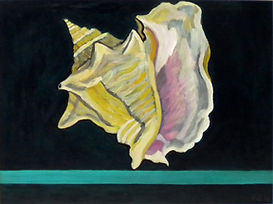 Conch_Shell, 2011 acrylic on canvaspape