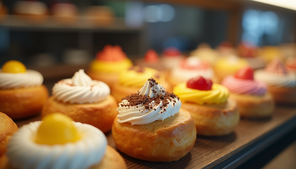 colourful pastries