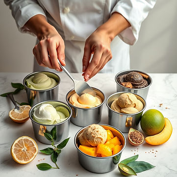 Professional gelato training session at Amrichi gelato lab in Johor Malaysia