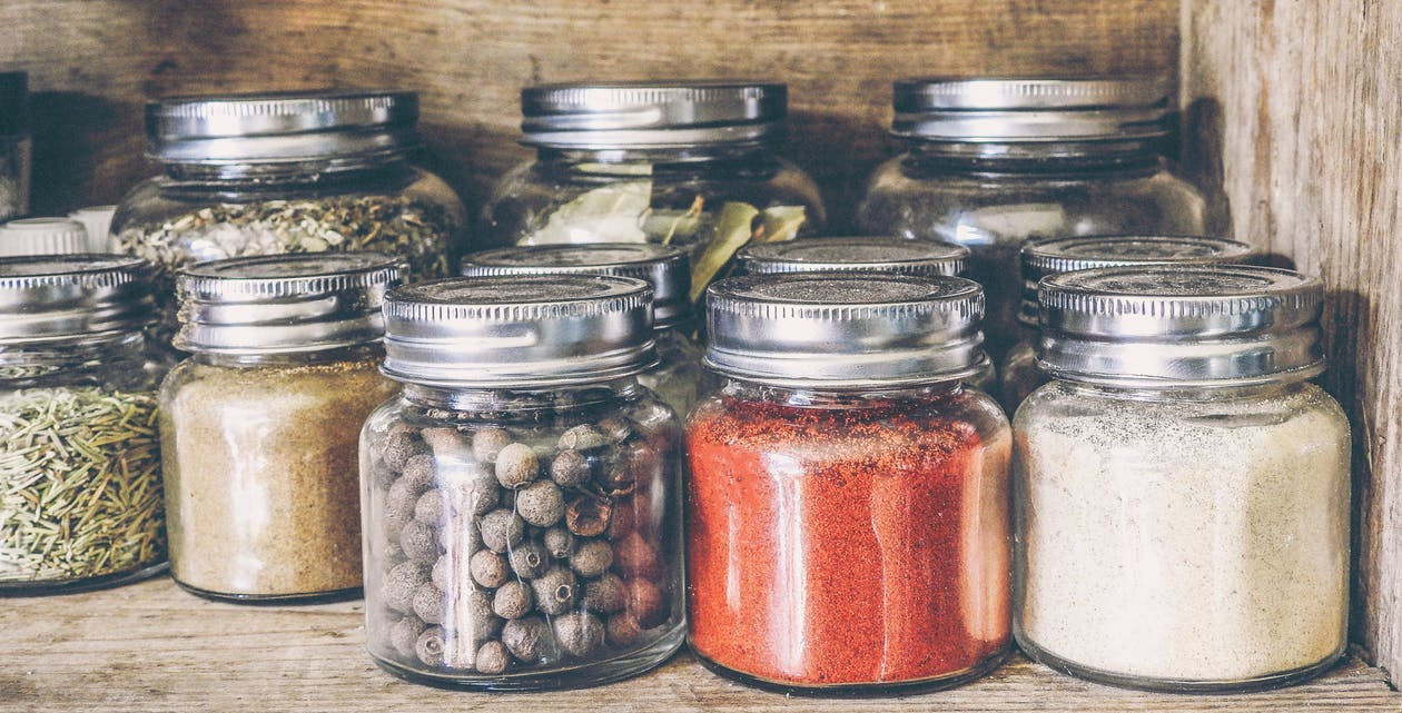 Spices in Jars