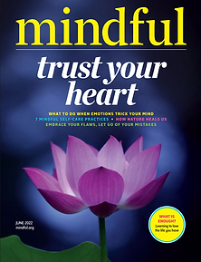 Mindful Magazine Cover Trust Your Heart Issue