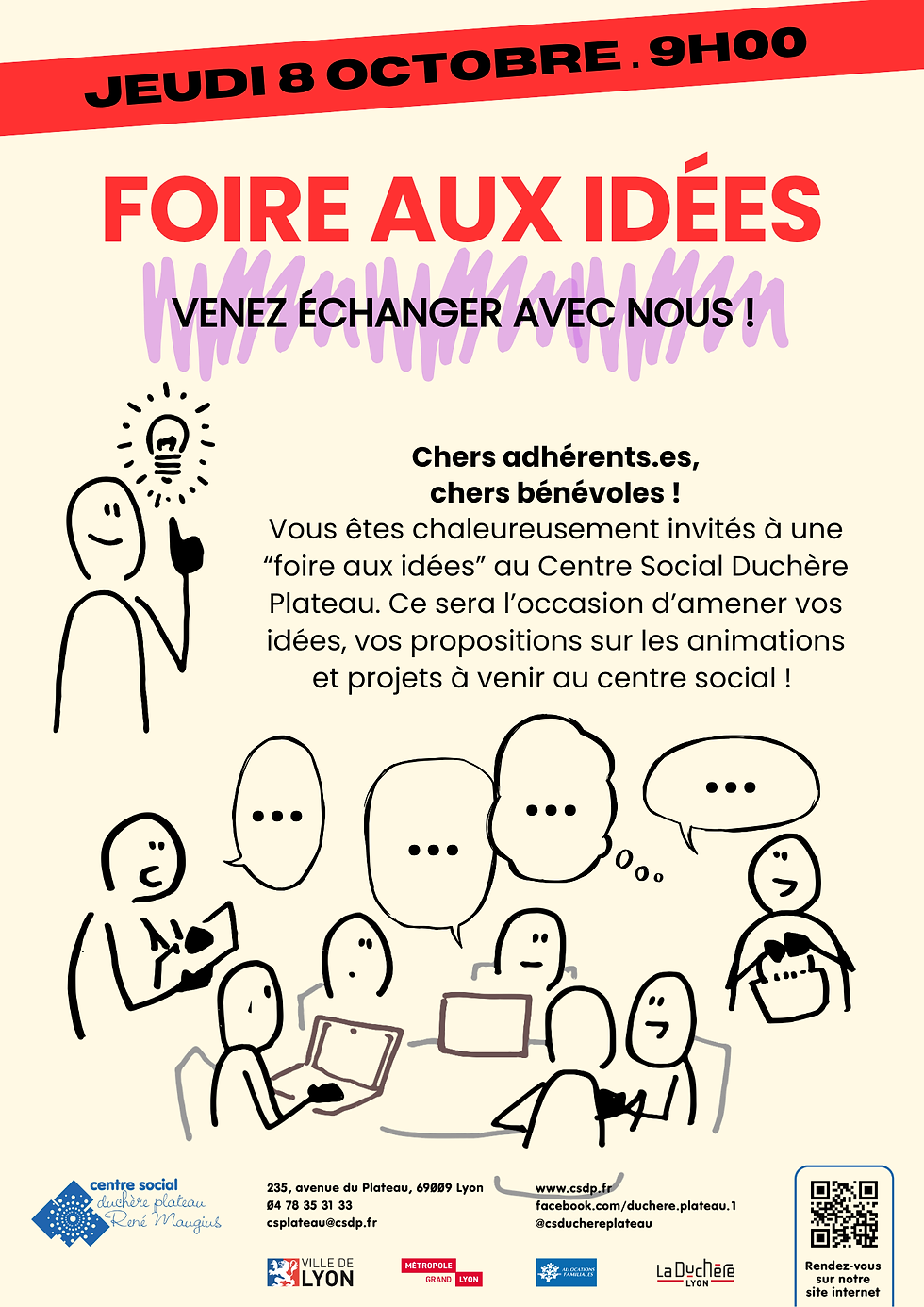 Affiche Foire aux idées