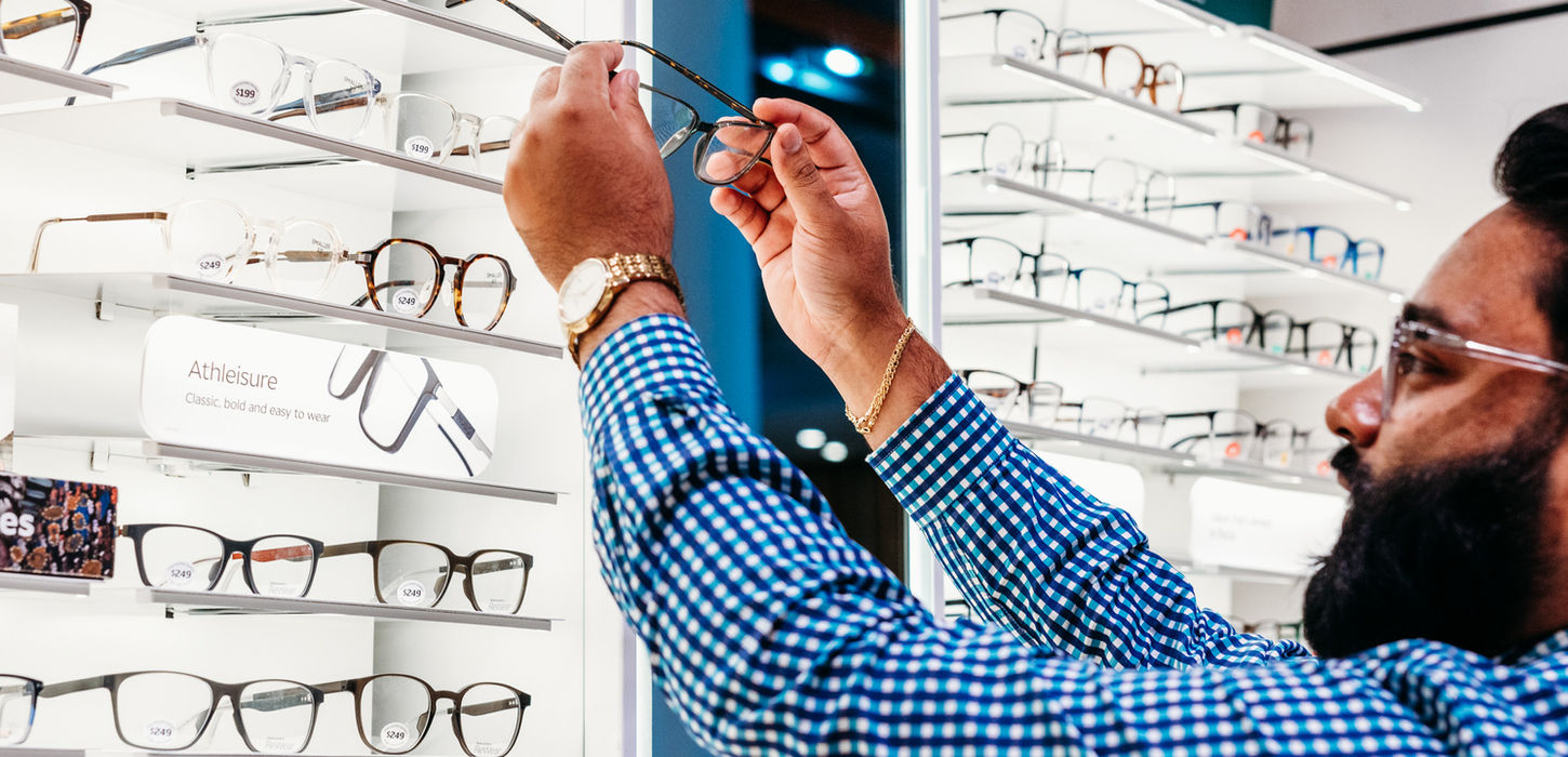 lidcombe shopping centre, eyeglass on display, optical solution, eyeglass, eye health, eyeglass frames, contact lenses