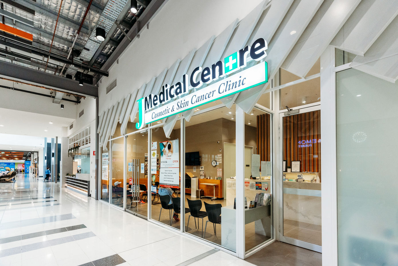 lidcombe shopping centre, healthcare services, specialised health treatments and expertise, skin cancer clinic, IV vitamin therapy, surgical procedures, diabetes management, pain management solutions, vaccine facilities, storefront