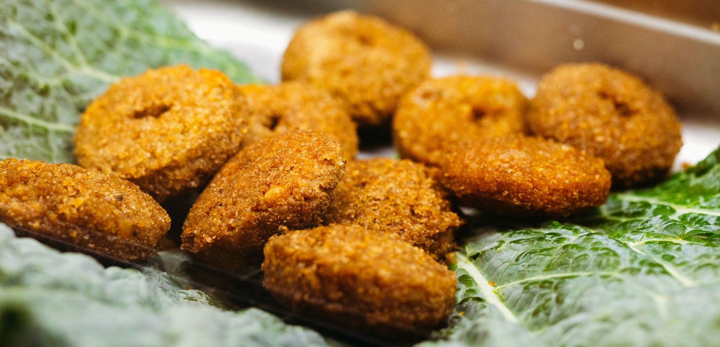 lidcombe shopping centre, close up shot of falafel, food takeaway