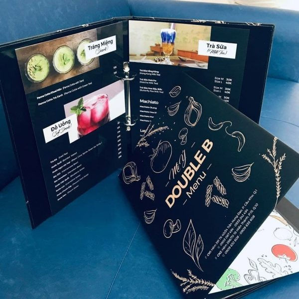 Mẫu menu số 18 bắt mắt thu hút khách hàng