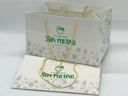 20+ Mẫu in túi giấy đựng hoa quả, trái cây đẹp, giá rẻ