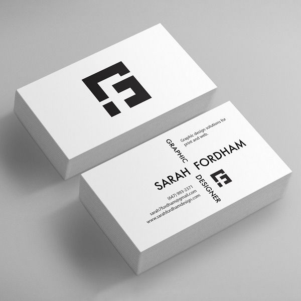 Mẫu name card phong cách hiện đại, phù hợp với lĩnh vực thiết kế