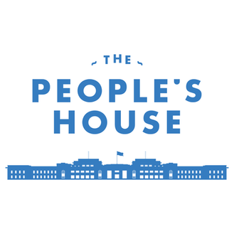 Branding and identity for The People's House, as part of the 2023 Enlighten Festival at the Museum of Australian Democracy