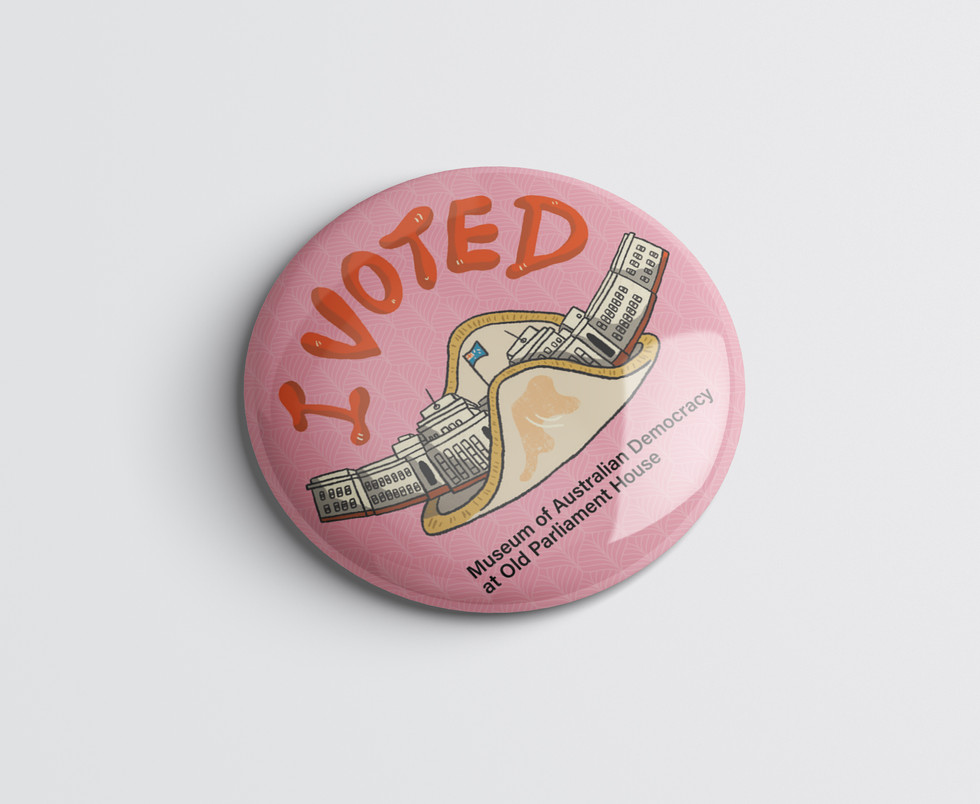 MoAD Election Festival 2025 2D graphic design by Liz Elton Studio