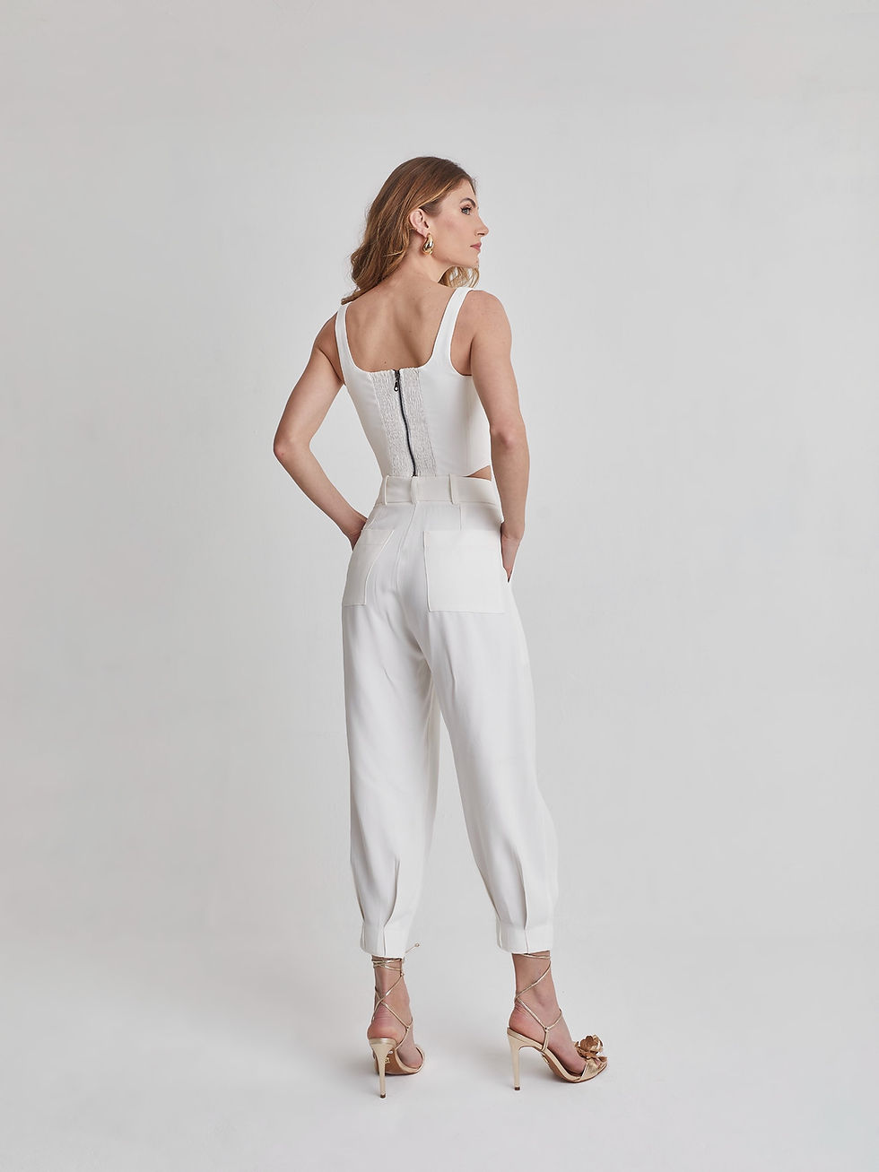 Miniatura: TOP CELINI - OFF WHITE