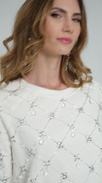 Miniatura: BLUSA BORDADA SANDY - OFF WHITE 