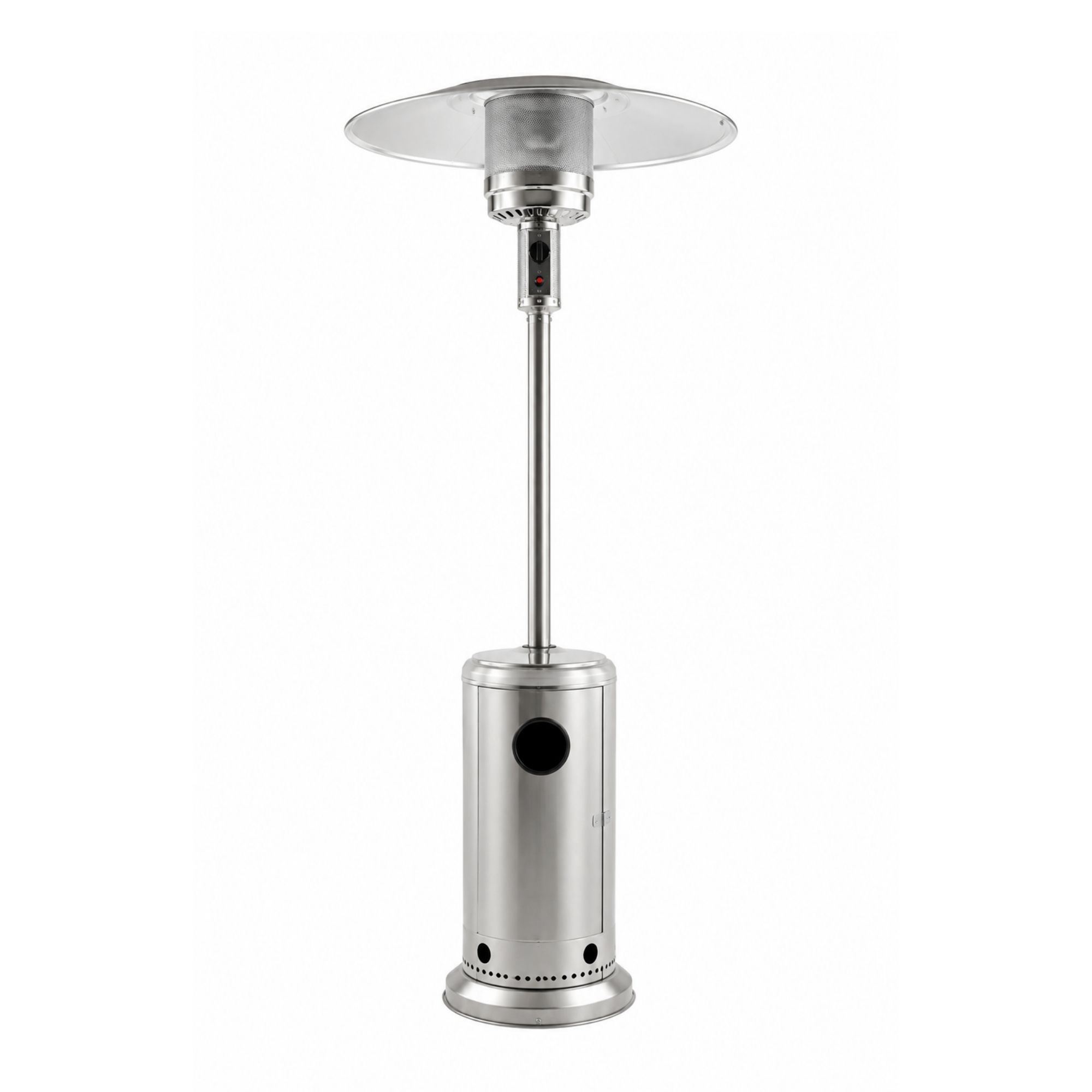 Parasol chauffant avec gaz