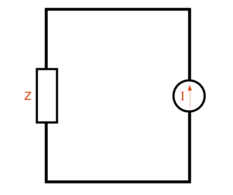 Harmonic current generators are modelled as current sources