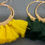 Thumbnail: Sassy Tassel hoop earrings