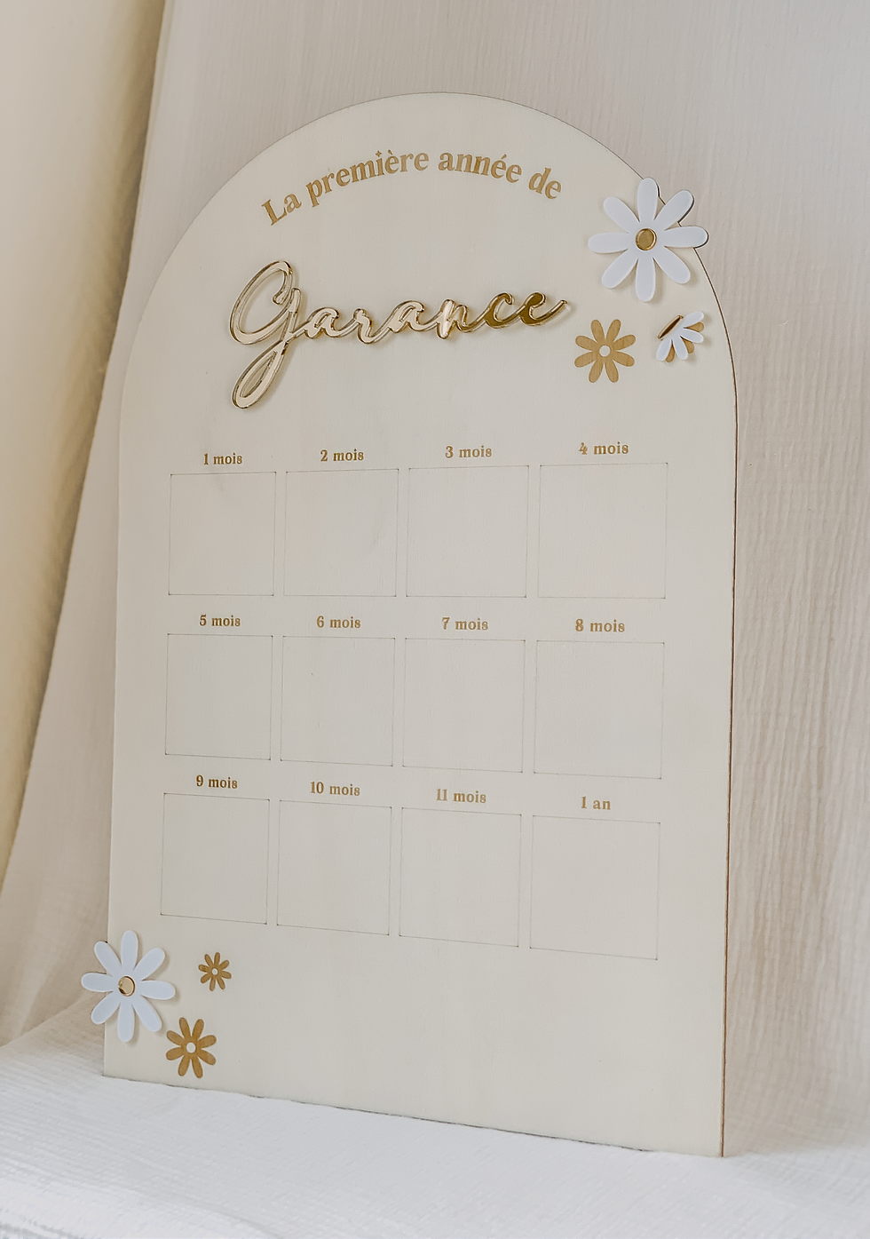 Pancarte "ma première année" thème Marguerite