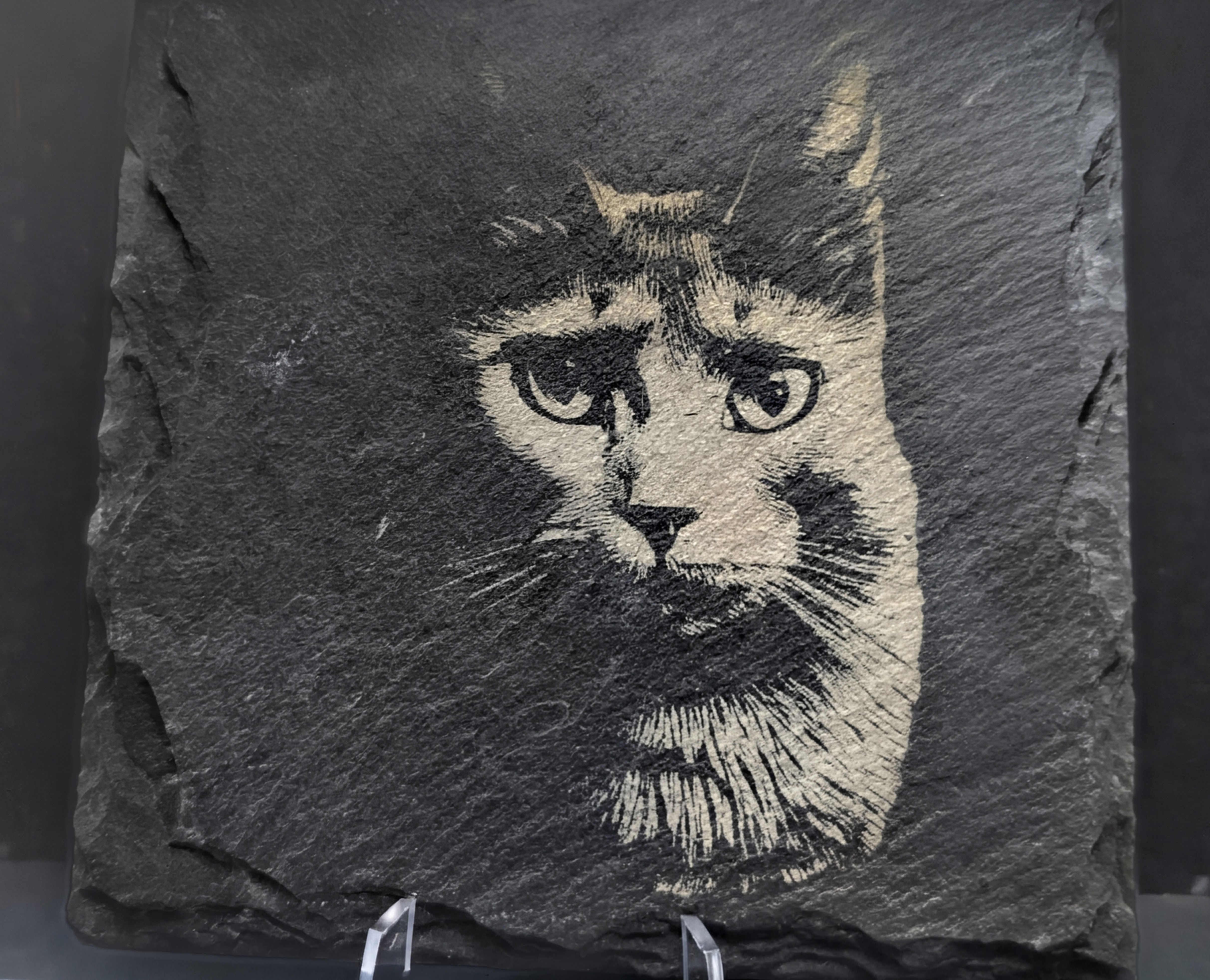 Black Slate Pet Portrait