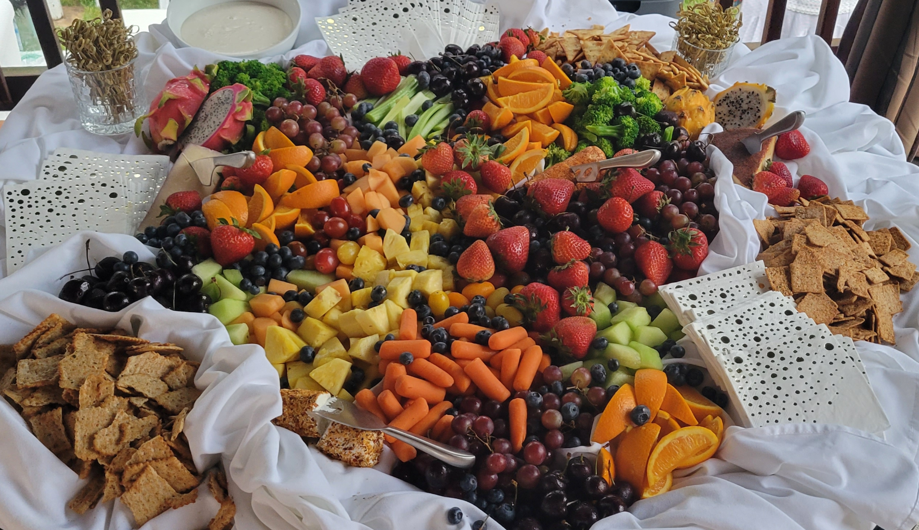 Arranged Food and Objects